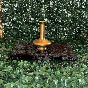 Brass Small Vintage Bud Vase Made In India 4” Tall Tiny